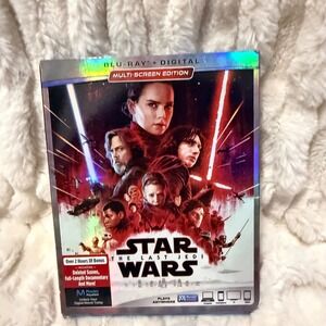 Star Wars The Last Jedi Blu Ray Digital Multi Screen Bonus Extras Sealed and New